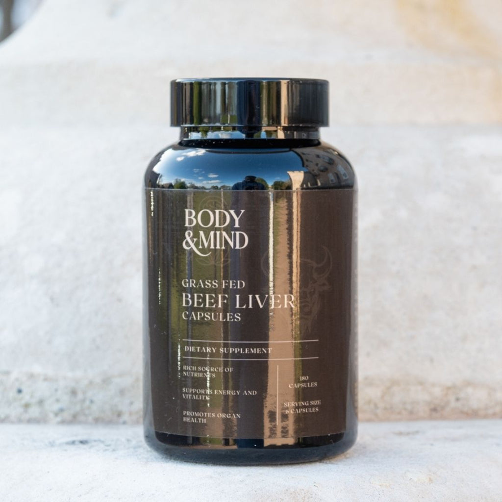 Grass-Fed Grass-Finished Beef Liver Capsules