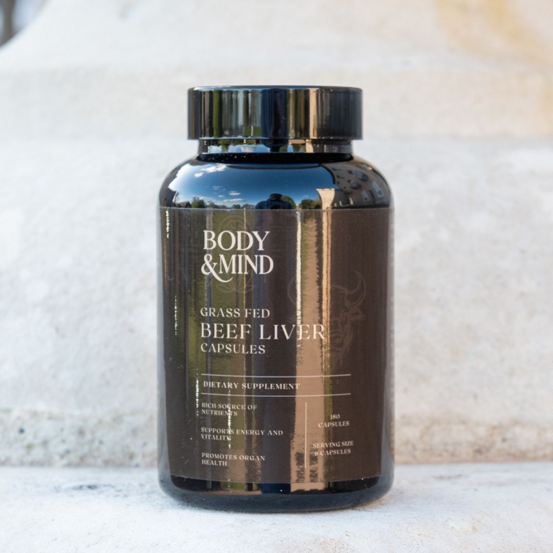 Grass-Fed Grass-Finished Beef Liver Capsules