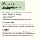 Grass-Fed Grass-Finished Beef Liver Capsules